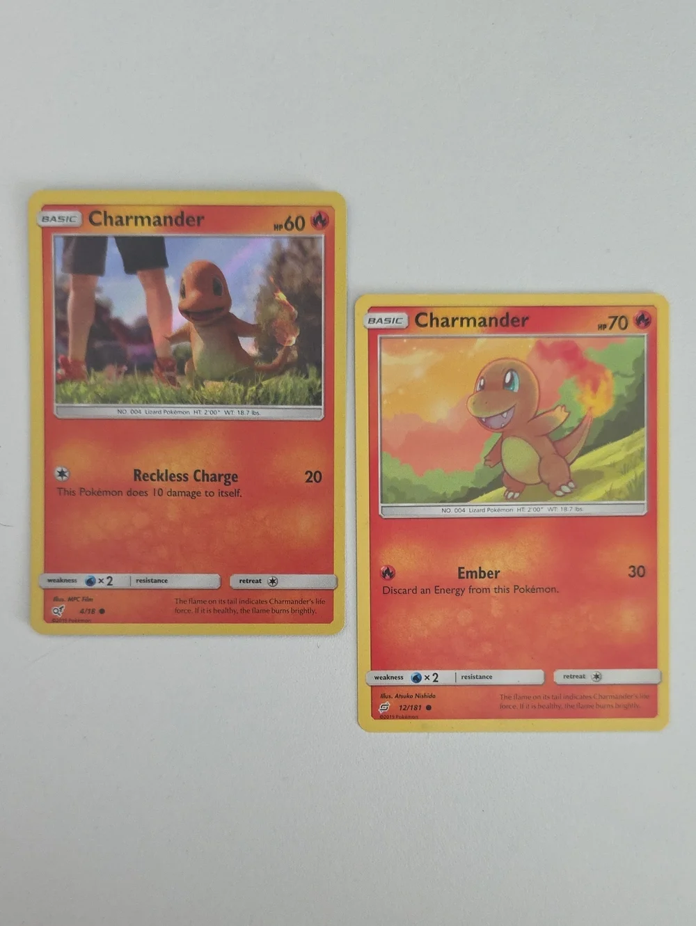 Pokemon Charmander Trading Cards